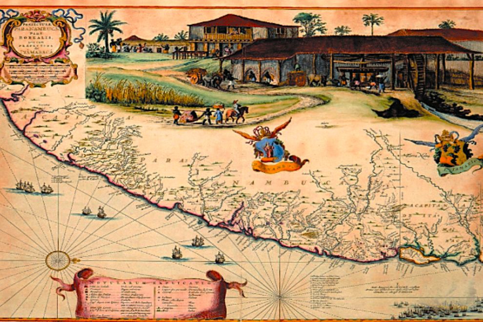 Mapa da Batalha dos Guararapes
